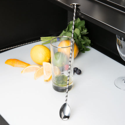 Bar spoon with muddler, 300mm, stainless steel, Barfly