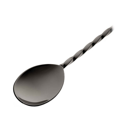 Bar spoon with muddler, 300mm, black, Barfly