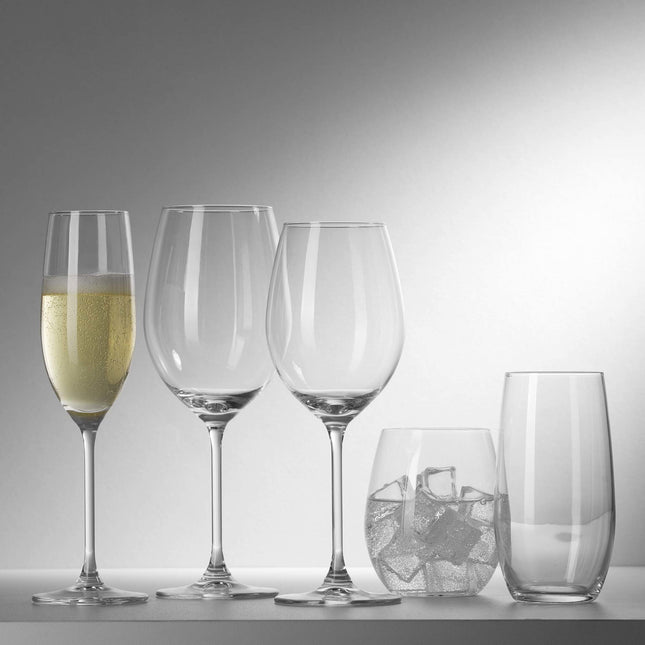 Cantare Highball Glass 360ml Elegant Thin Stem With Durable Construction And Laser Cut Edge For Enhanced Experience