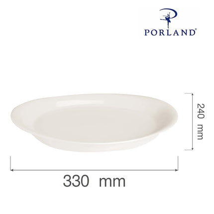 Dove oval platter, 330x240mm