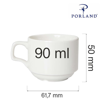 Dove stacked cup, 90ml