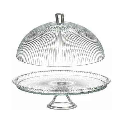 Aura cake stand with cover, 320 x (h)230mm