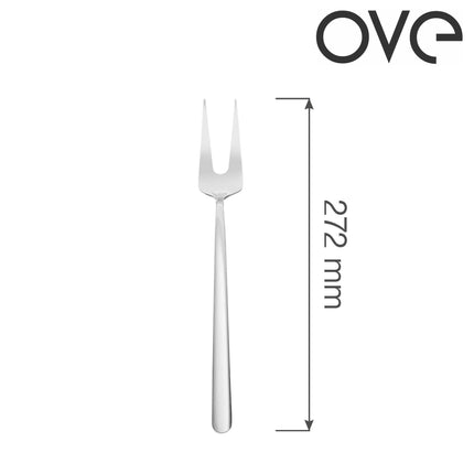 Amarone serving fork by OVE, 272 mm, stainless steel with a polished finish, designed for serving wine bottles and decanters.