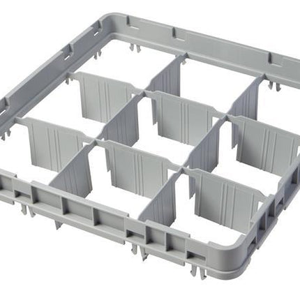 Full drop rack extender 500×500 mm grey, E1 model, 49 compartment