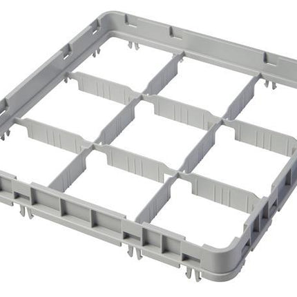 Half drop rack extender 500×500 mm grey, E2 model, 49 compartment