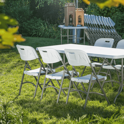 Catering white chair, 540x440x(H)840mm, max 175 kg, Amerbox