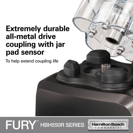 Fury High-Performance Blender, 178x203x(H)457mm