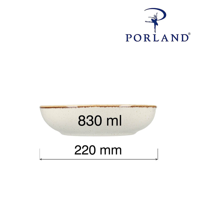Shallow Bowl Sand, 220mm