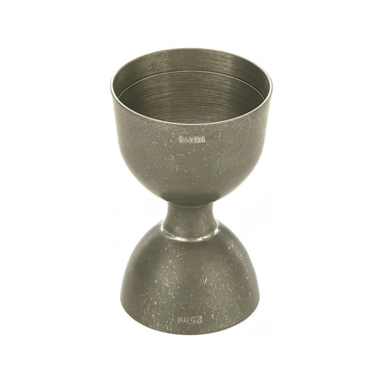 Bell jigger with straight rim, vintage, 25/50ml