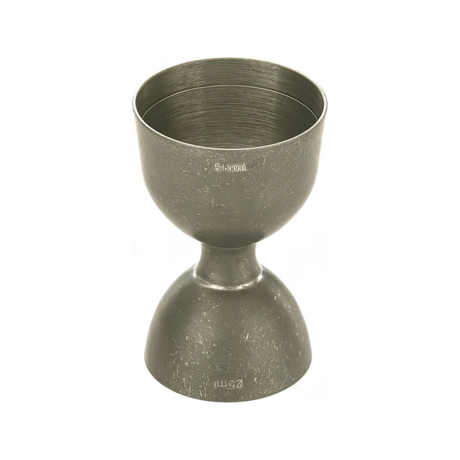 Bell jigger with straight rim, vintage, 25/50ml