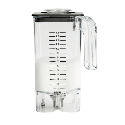 Hamilton Beach Commercial AirWhip milk frothing jug, 1.4L, stainless steel milk frothing jug with handle for coffee steaming and frothing
