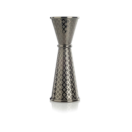 Diamond Lettice Japanese style jigger, black, 30/60ml