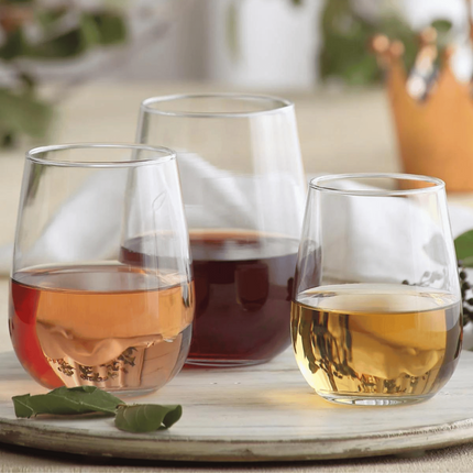 LAV Paris Wine Glass 360 ml - Crystal Clear Surface Enhances Drink Colors for Formal Receptions