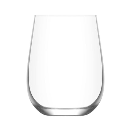 LAV Paris Soft Drink Glass 475 Milliliters - Crystal Clear Surface Showcasing Drink Colors