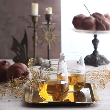 LAV Paris Soft Drink Glass 475 Milliliters - Crystal Clear Surface Showcasing Drink Colors