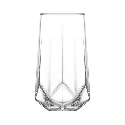 LAV Verona Long Drink Glass 460 Ml - Versatile Tall Glass For Cocktails And Drinks