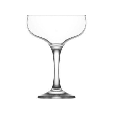 LAV Sofia Champagne Glass 235 Ml - Elegant Retro Coupe Glass for Champagne and Prosecco