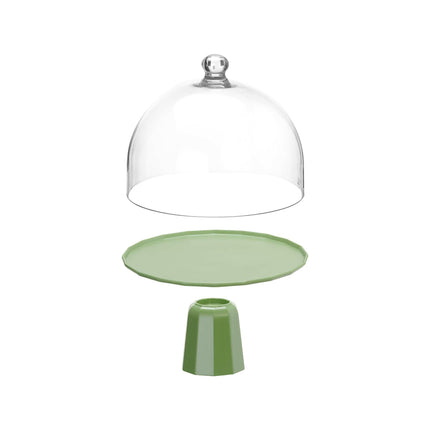 Metropolis platter, green, 300mm
