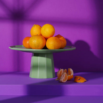 Metropolis platter, green, 300mm