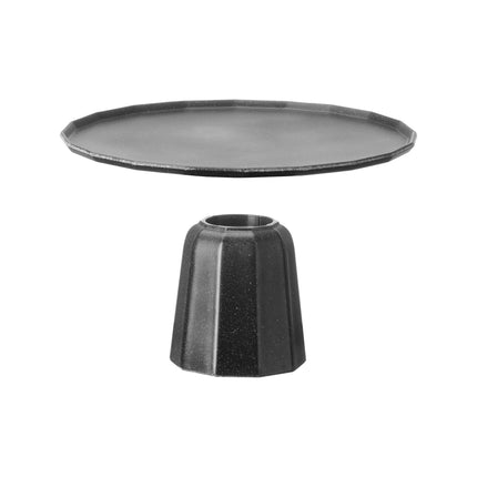 Metropolis pedestal, black, 110x(h)120mm