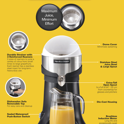 FreshMark Electric Citrus Juicer, 260x254x(H)470 mm