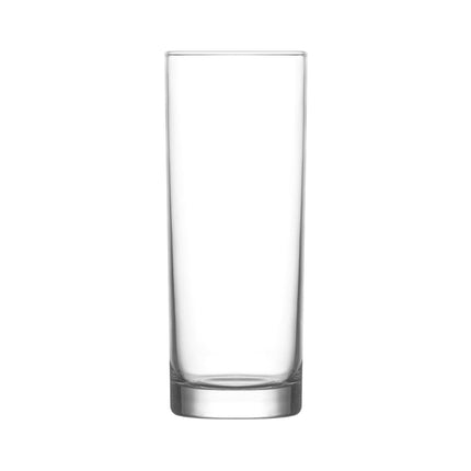 LAV Rotterdam Long Drink Glass 360 ml - Elegant Slim Design That Enhances Drink Color and Drinking Experience