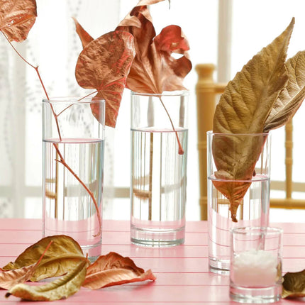 LAV Rotterdam Long Drink Glass 360 ml - Elegant Slim Design That Enhances Drink Color and Drinking Experience