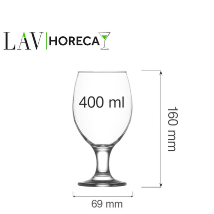 Sofia Beer Glass - 400ml Lavender Color Beer Mug For Elegant Serving And Strong Foam