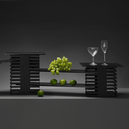 Skiatos buffet column, 12 levels, 250x250x350mm