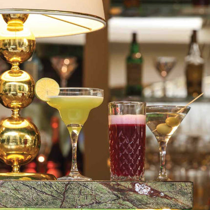 LAV Sofia Margarita Glass - Elegant 300 Ml Glassware For Drinks, Desserts And Cocktails
