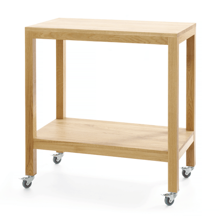 Madeira oak waiter's trolley, 820x460x(h)850 mm