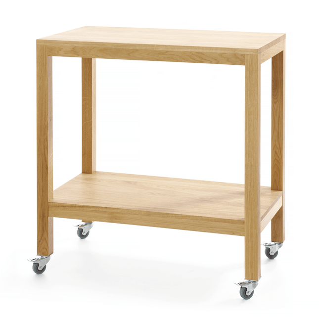 Madeira oak waiter's trolley, 820x460x(h)850 mm