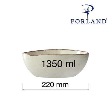 Triangular Bowl Sand, 220mm
