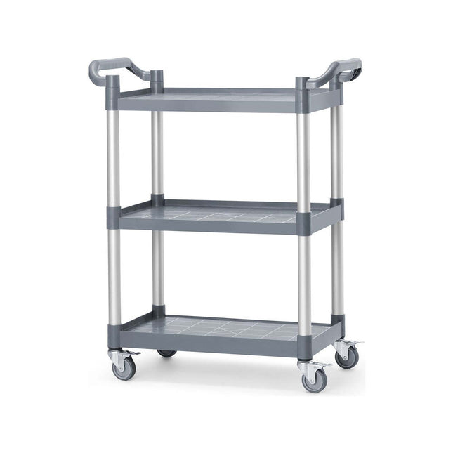 3-shelf polypropylene service cart, AmerBox, 800x410x(H)950mm