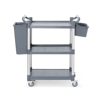 3-shelf polypropylene service cart, AmerBox, 800x410x(H)950mm