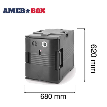 Front loader electric thermocontainer, 477x680x(H)620mm