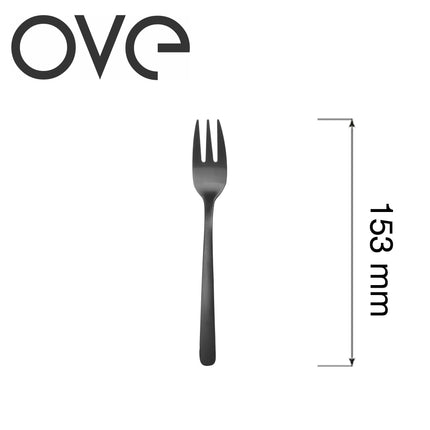 Fjord Black Cake Fork, OVE, 153 mm