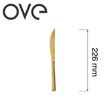 Fjord Gold Table Knife, OVE, 226 mm