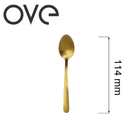 Fjord Gold Coffee Spoon, OVE, 114 mm