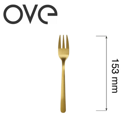 Fjord Gold Cake Fork, OVE, 153 mm