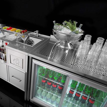 Oxygen bar construction table, 800mm