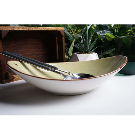 Olive boat bowl, 250x160mm