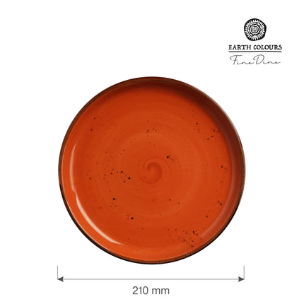 Dahlia high edge plate, 210mm