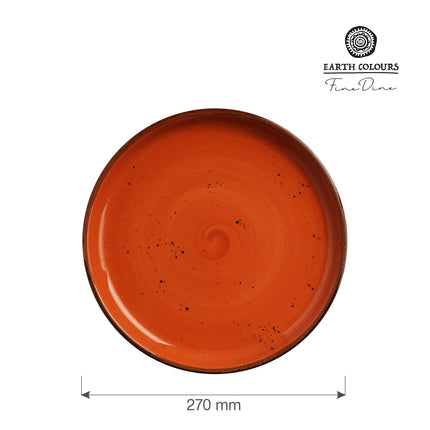 Dahlia high edge plate, 270mm