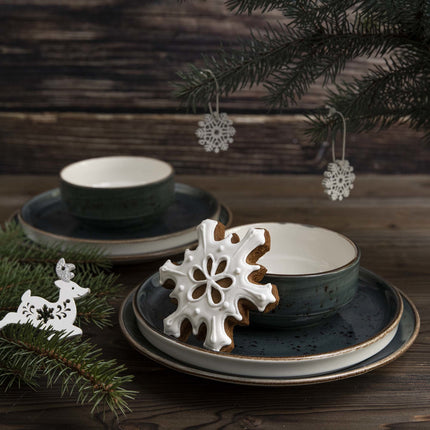 Fine Dine Arando pasta plate, 270mm, with a white ceramic surface and elegant design, perfect for serving pasta dishes.