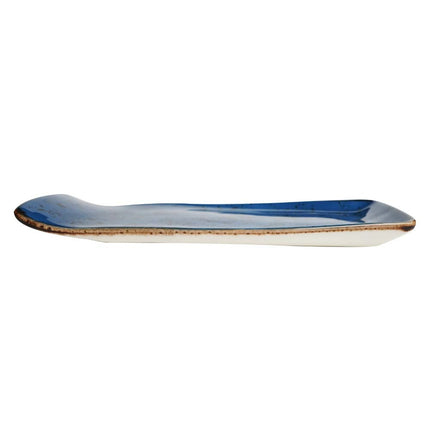 Iris serving plate, 215x180mm