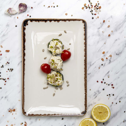 Vanilla rectangular plate, 300x150mm