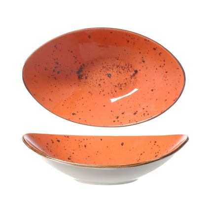 Dahlia boat bowl, 250x160mm