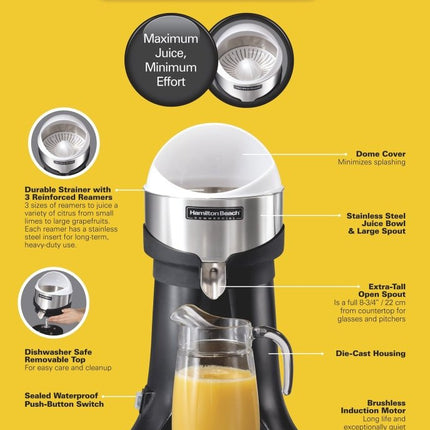 FreshMark Electric Citrus Juicer, 260x254x(H)470 mm - hospitality