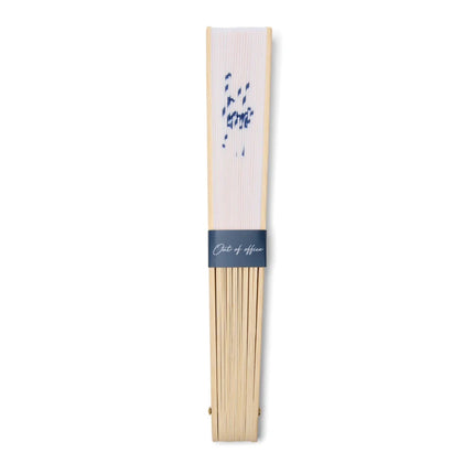 FSC Certified Bamboo Hand Fan From The Atelier Collection With Subtle Out Of Office Message - hospitality